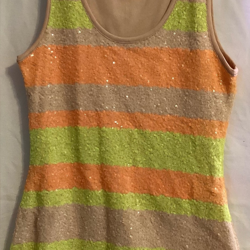 Women Boston Proper Sequin Tank Top